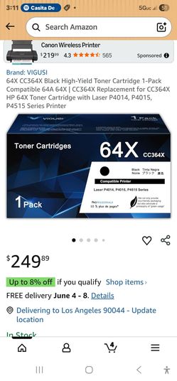 Hp toner  64x