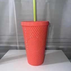 Starbucks Vibrant Coral Tumbler