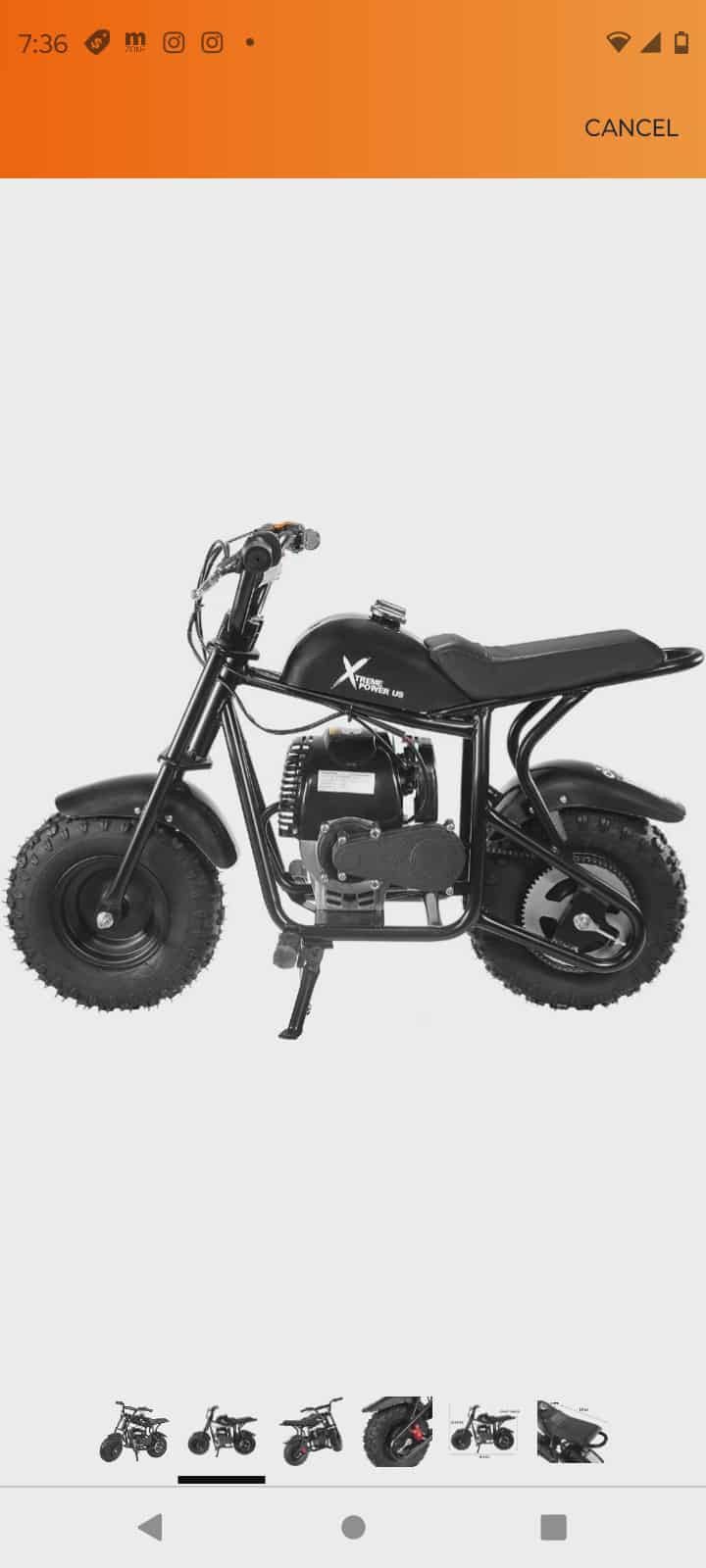 40cc Moto 4stroke Gasoline