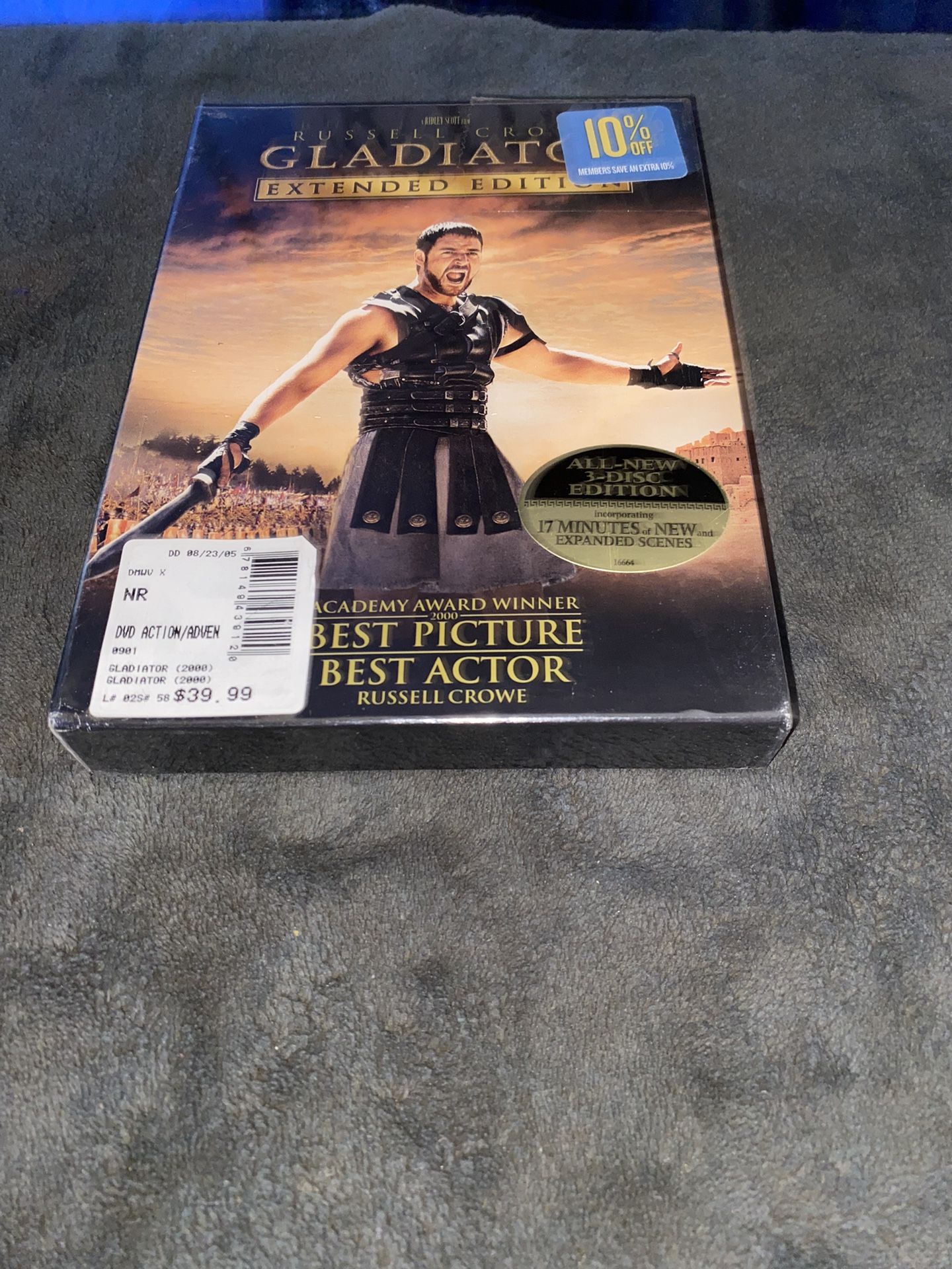 Gladiator DVD . New.