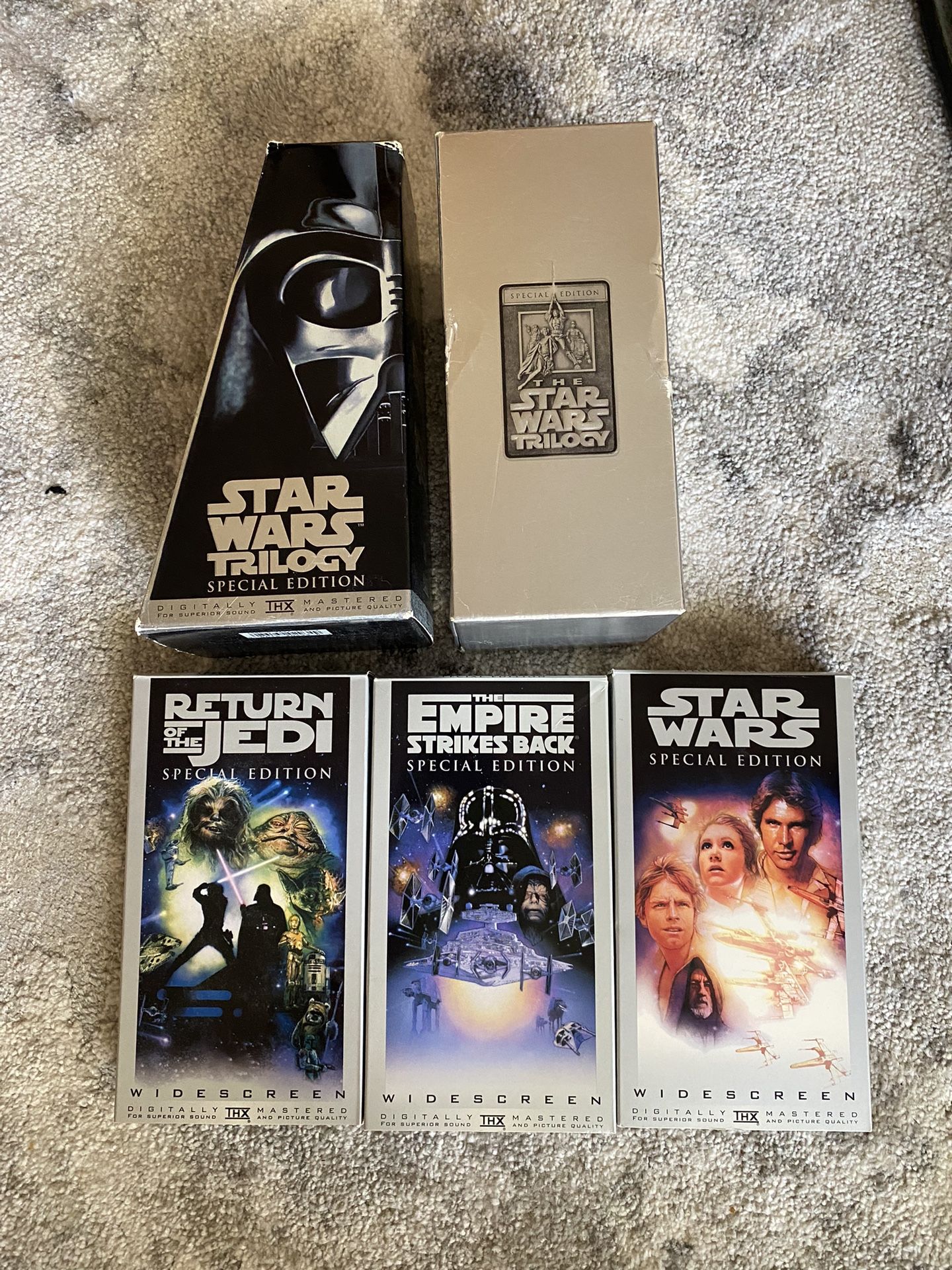 Star Wars Trilogy (VHS, Special Edition - Platinum Widescreen Edition) Lucasfilm