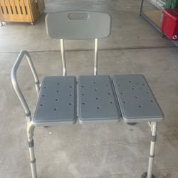 A shower chair