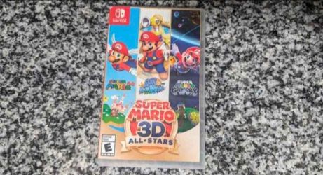 Nintendo Switch Super Mario 3D all stars (Good condition)