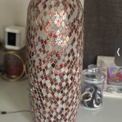 Mosaic glass base de adorno