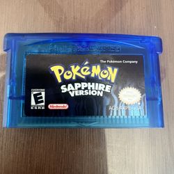 Pokemon Sapphire Version Gameboy Game 