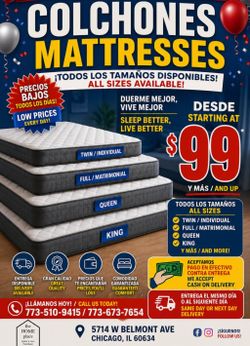 🔥 Brand New Mattresses On Sale - We Offer Delivery 🚛