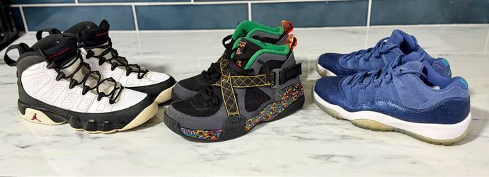 Jordan shoes Youth 3 pack. Size 6Y 38.5Eur