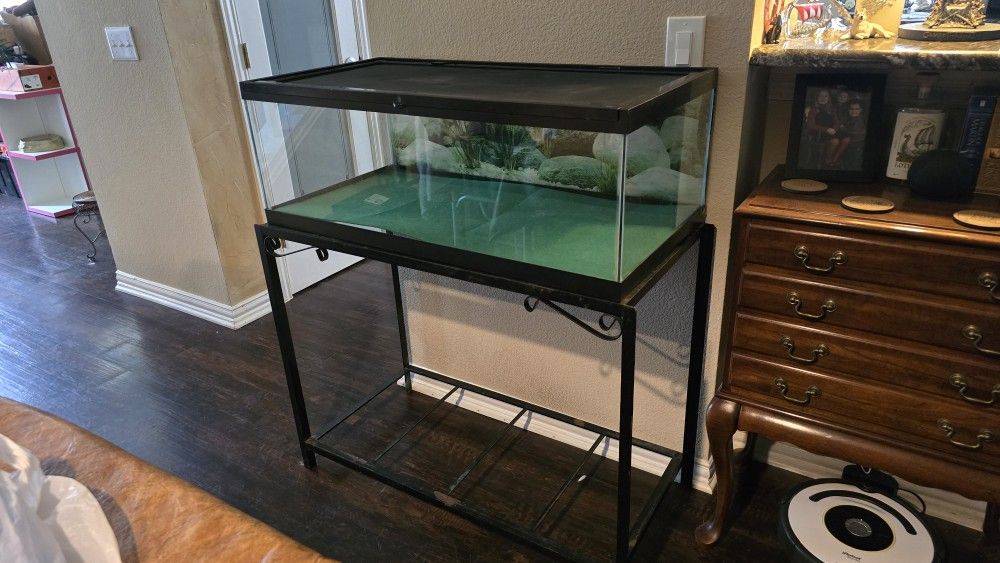 Aquarium With Stand Full Setup Repitarium Reptiles