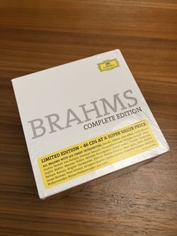 BRAHMS Complete Edition [DG 46 Disc CD Box Set] Deutsche