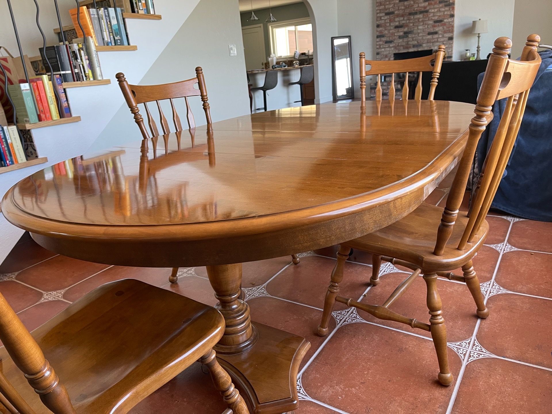Vintage/Antique Mid-Century Modern Ethan Allen Leaf-Table