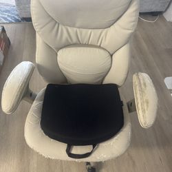 Serta Office Chair With Seat Cushion 