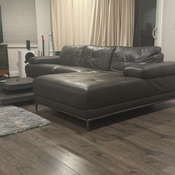 Leather Sectional 