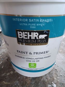 5 gallons Interior Satin Light Gray Paint