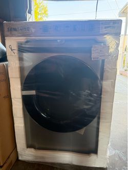 New Bespoke 7.6 Cu Ft Samsung Stackable Electric Dryer
