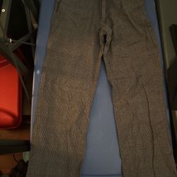 H&M Men’s Checkered Dress Pants – Size 32R – Slim Fit