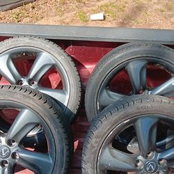 Rims And 3 Good TIRES