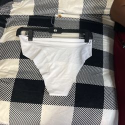 White Seamless Thong 3X