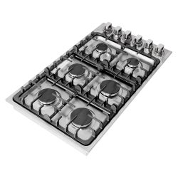 New Open Box 36" Stainless Steel Drop-In Gas Cooktop