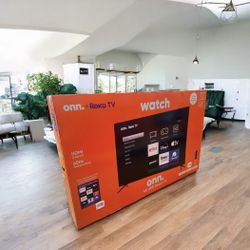 HD257 70” Onn smart Roku 4k led Uhd tv floor model 