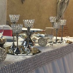 Crystal Candle Holders