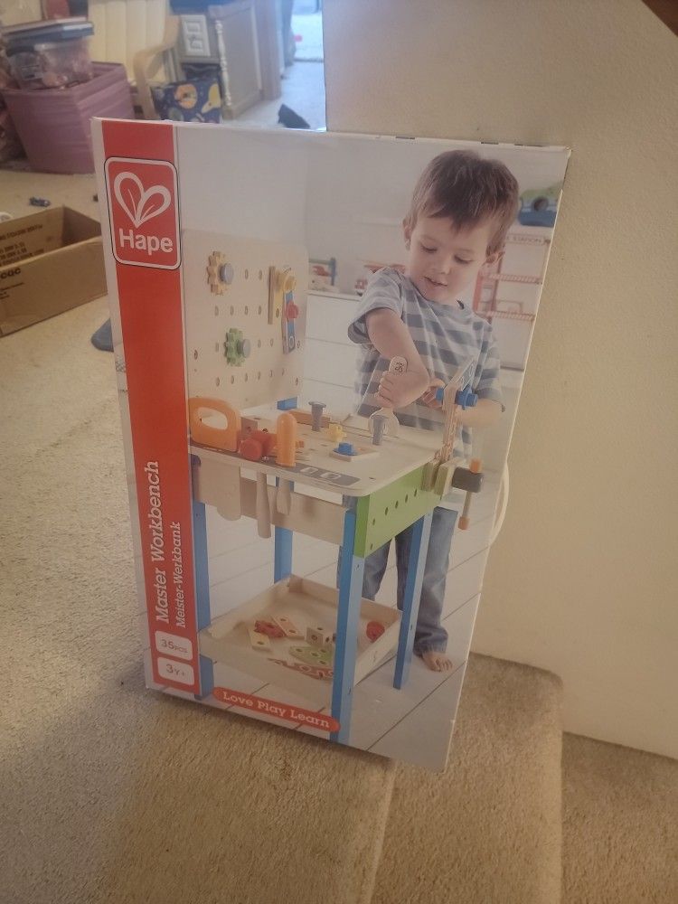 Hape Master Workbench- Brand New