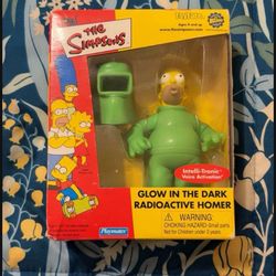 Glow In The Dark Radio-active Homer 2000s Toy 