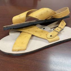 Huaraches de piel exotica original