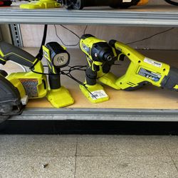 Ryobi Set (No Charger Comes With Battery) 