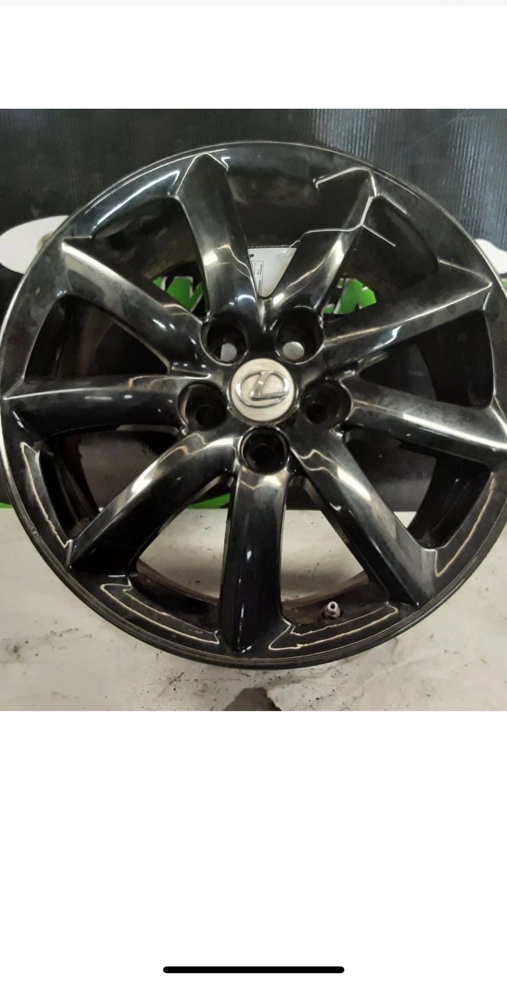 (4) -18 “ Black Lexus Rims /no Tires Very Good Condition