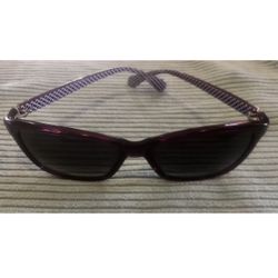 New Authentic Diane Von Furstenberg Plum Sunglasses DVF6005 No Case 56-17-135