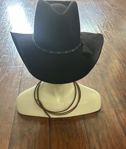 black resistol cowboy hat 