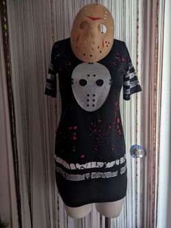 Jason Voorhees Halloween Costume Mini Dress