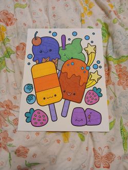 Cute Ice Cream Painting
