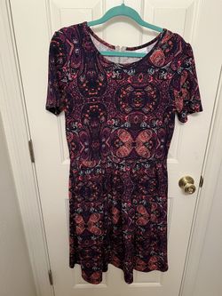 LulaRoe Amelia Dress XL 