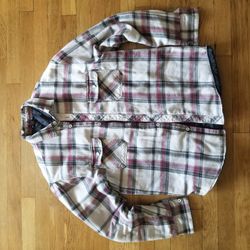 Vintage gotcha flannel shirt jacket shacket sz m