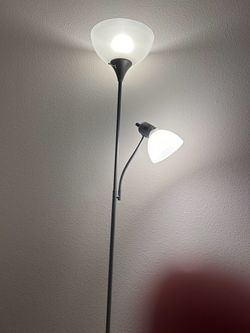 Torchiere Floor Lamp with Reading Light