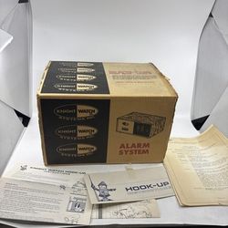 Vintage Knight Watch Alarm System NOS New in Box w/ Manuals 1970s
