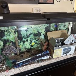 Slightly Used 65 Gallons Aquarium 