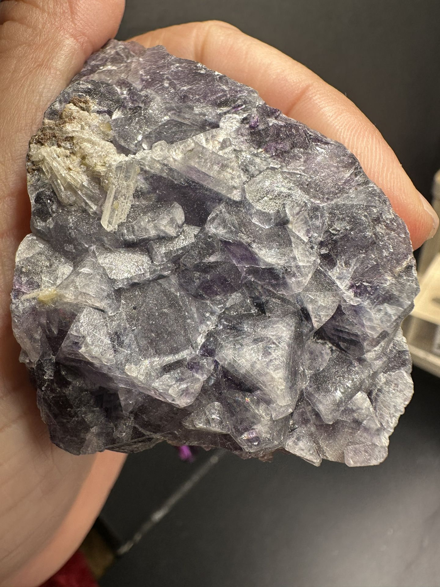 Purple Polychromatic Yindu Fluorite