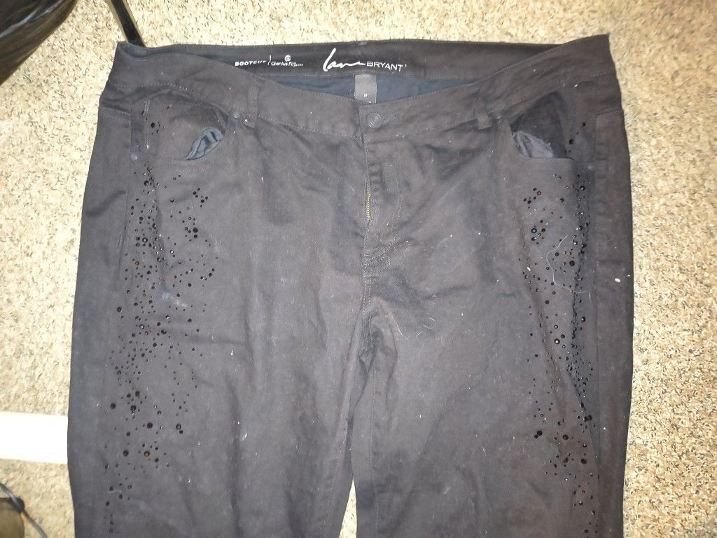 Women's Lane Bryant Plus Size Decalled Pants (26)