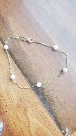 Gold & Pearl Bracelet 