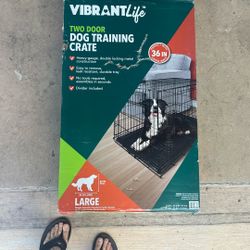 Large Dog Cage Barely Used