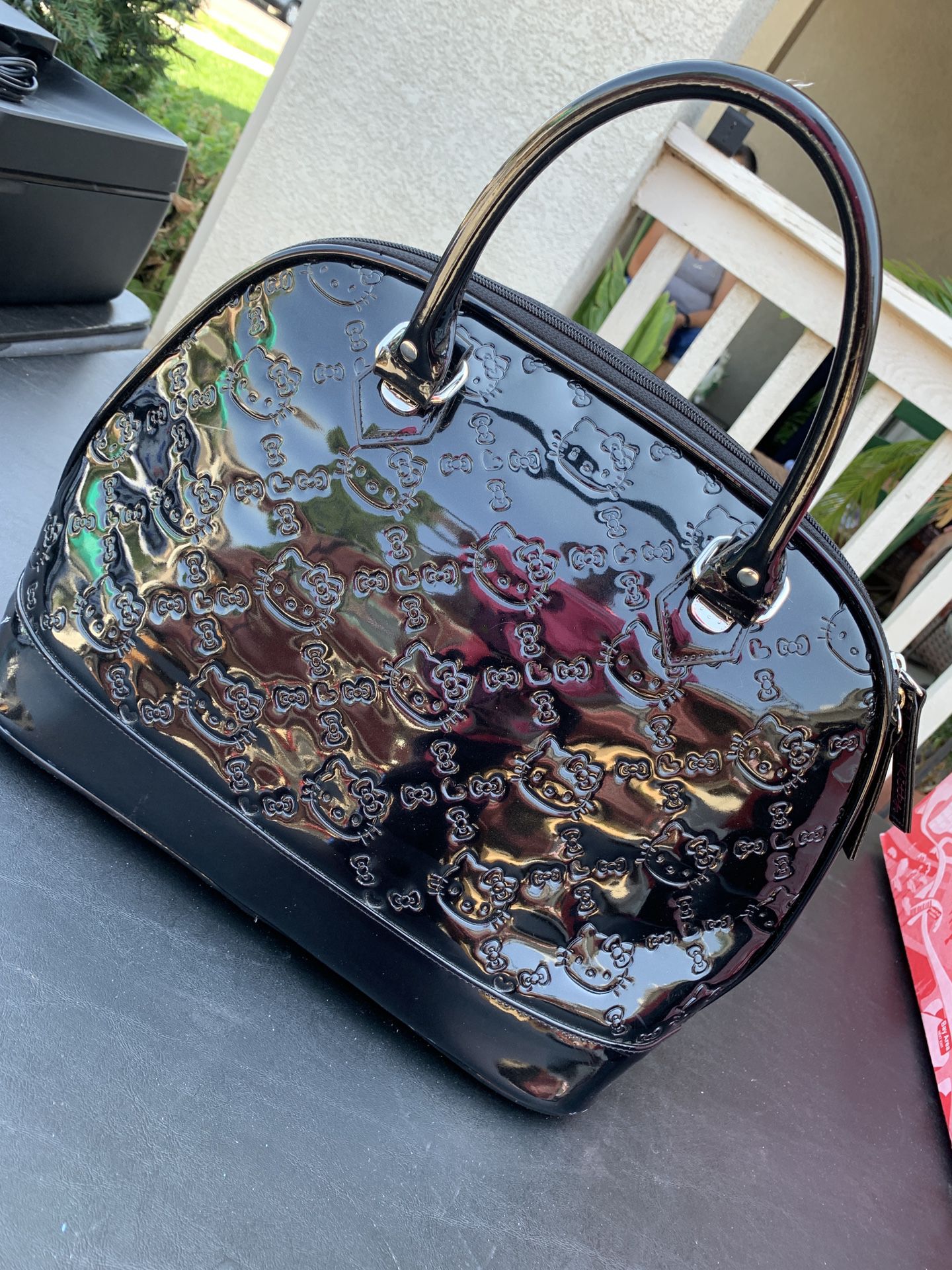 Hello Kitty X Loungefly Red Embossed Patent Bag for Sale in Chula Vista, CA  - OfferUp