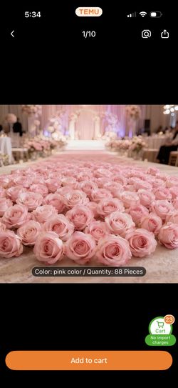 232  Artificial Roses 