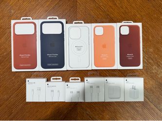 NEW! Apple Silicone Cases, Apple Leather Cases, and Apple Accessories
