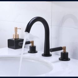Bathroom Faucet for Sink 3 Hole F22BG