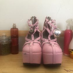 Used Demonia Poison 25-2 Wedge Boots