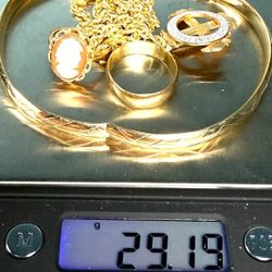 Gold Jewelry Lot For Sale