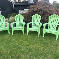 4 Adirondack Chairs