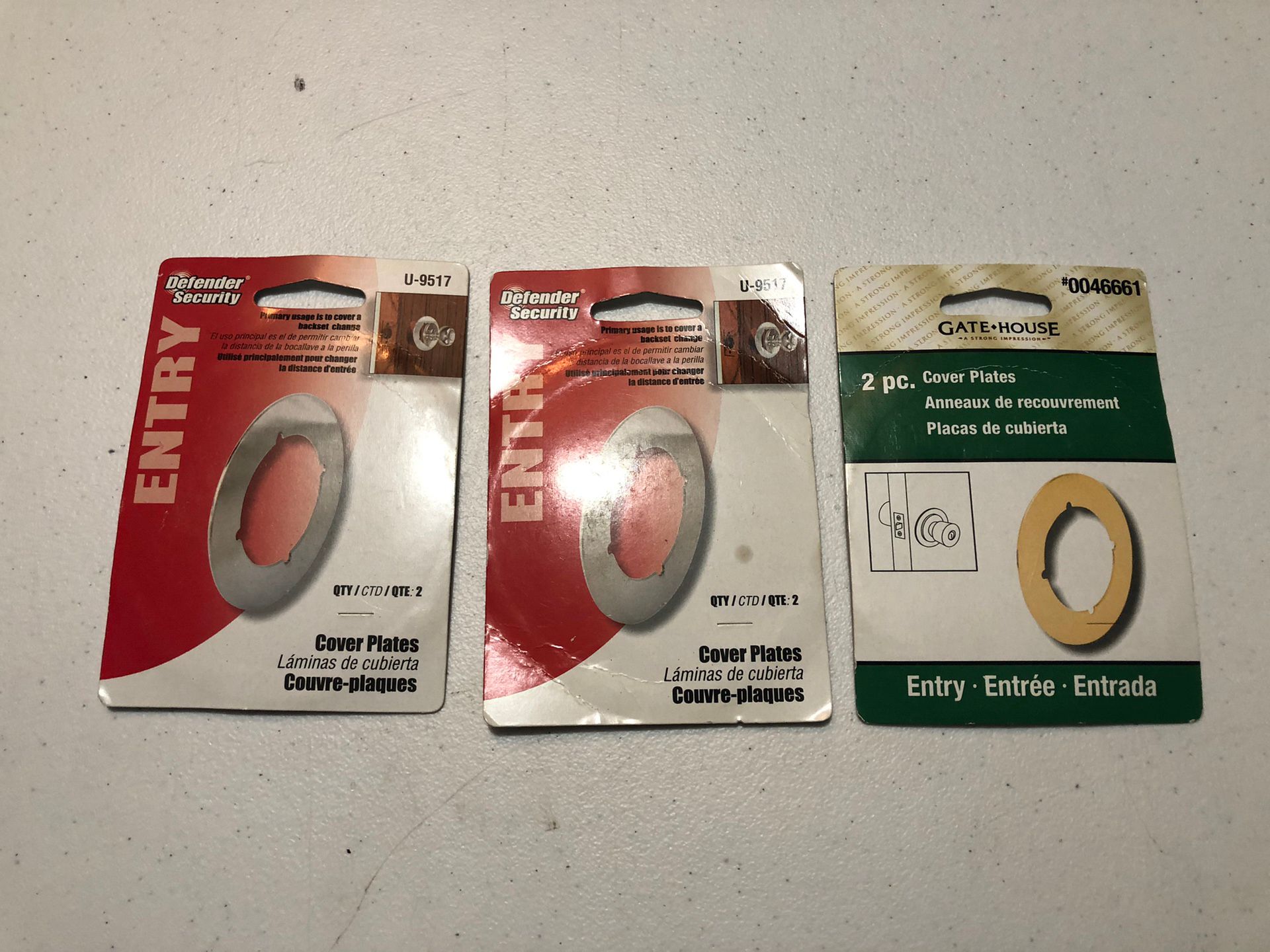 Door Lock Security Plates (6 Plates)